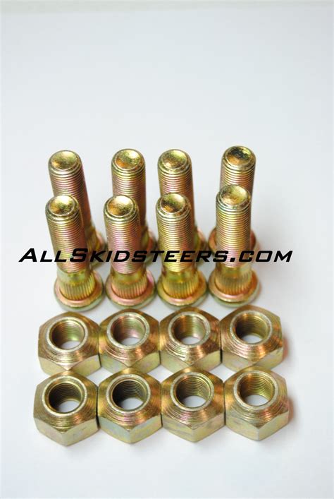 new holland skid steer lug nuts and studs|john deere skid steer stud kit.